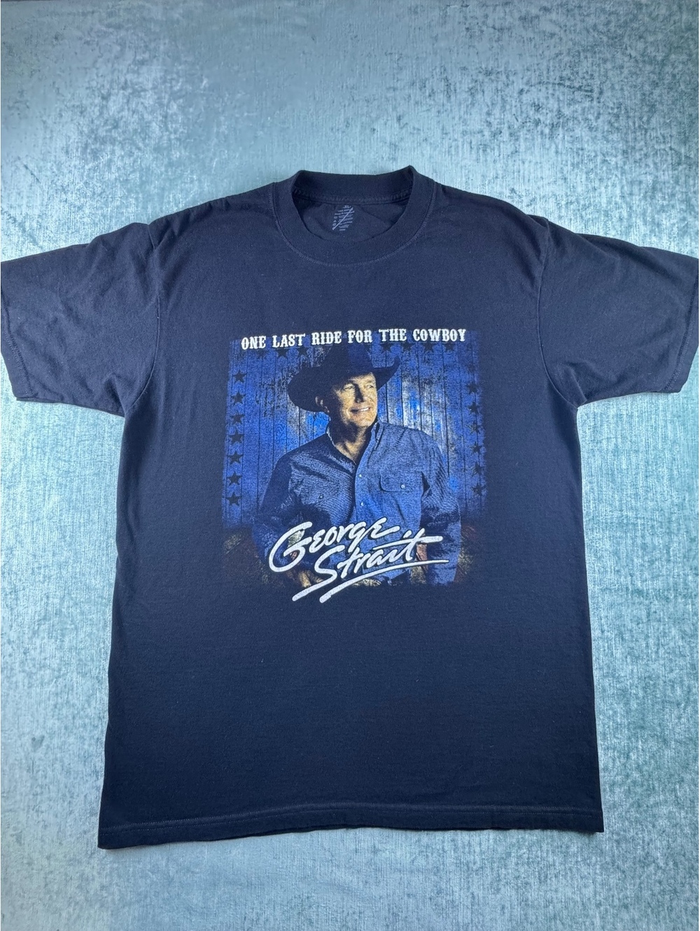 George Strait Eric Church ATLive 2021 Concert T-Shirt Black